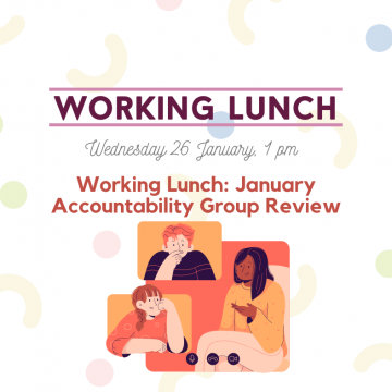 Working lunch announcement for 26 Jan. January Accountability Review